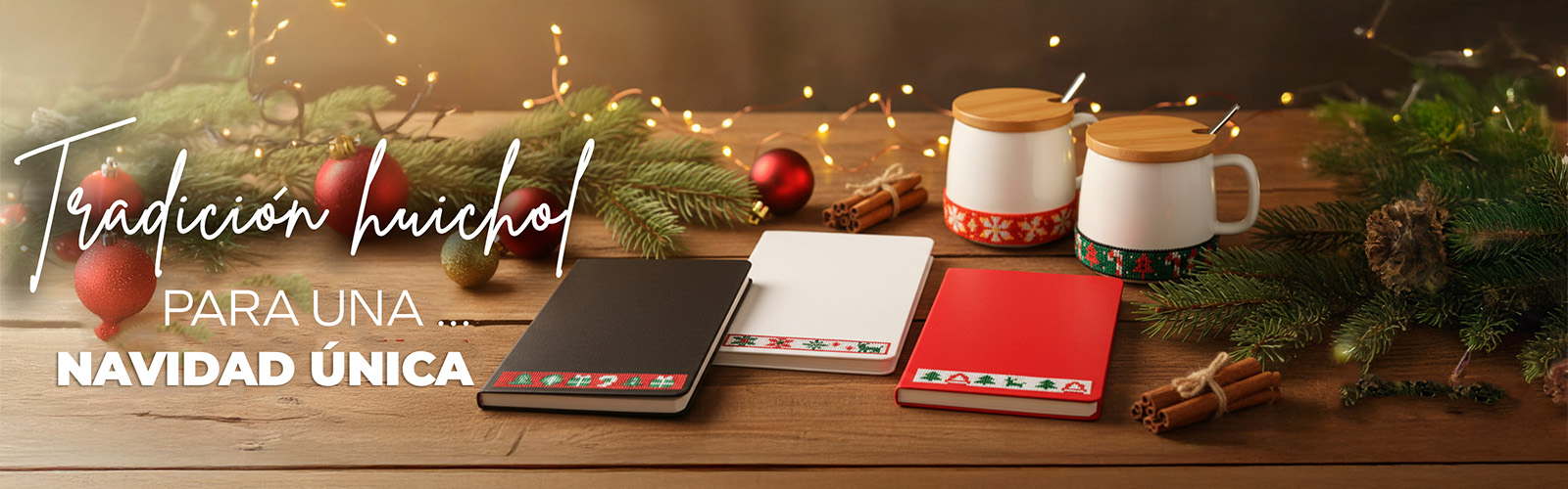 Banner Navidad Huichol
