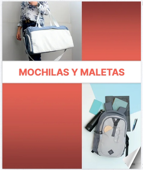 Catalogo Mochilas y Maletas