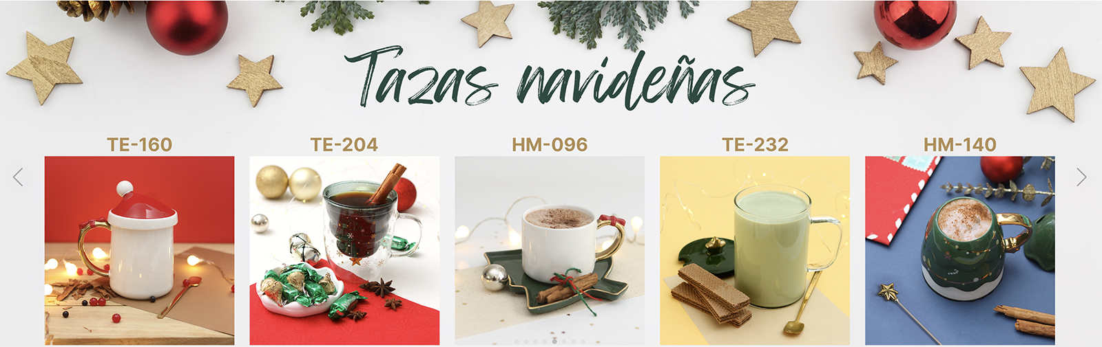 ¡TAZAS NAVIDEÑAS!